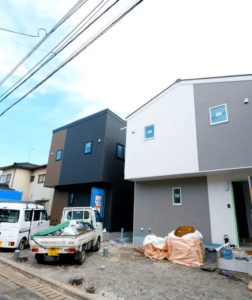 大分市泉町に建築中の新築建売住宅「La Clayette（ラ・クレイェット）」が最終仕上げ段階です！