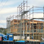 大分市上野丘東に建築中の新築建売住宅2棟が無事に棟上げいたしました！
