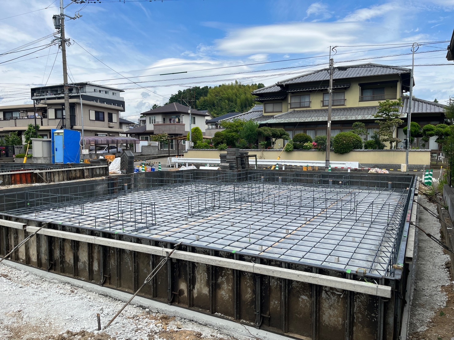 大分市新築建売住宅基礎工事着工